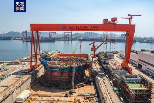亚洲首艘新型 海上油气加工厂 船体建造完工